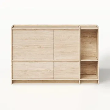 Byrå Deyloris 138 cm - ljust naturträ - Förvaring - Förvaringsmöbler - Sideboard & skänk