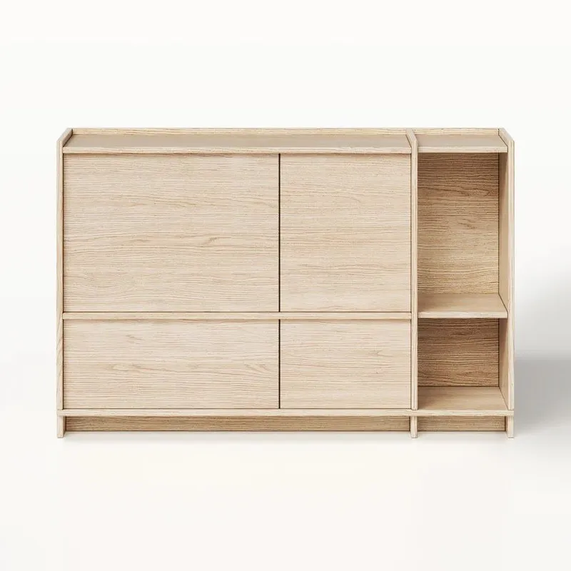 Byrå Deyloris 138 cm - ljust naturträ - Förvaring - Förvaringsmöbler - Sideboard & skänk