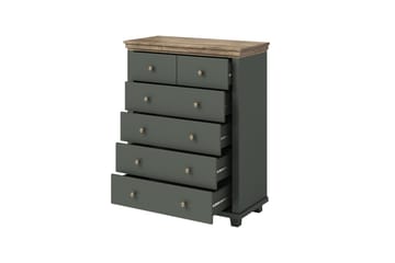 Doade Byrå 171 cm - Grön|Natur - Förvaring - Förvaringsmöbler - Byrå