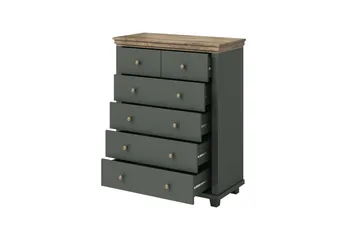 Doade Byrå 171 cm - Grön|Natur - Förvaring - Förvaringsmöbler - Byrå