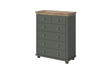 Doade Byrå 171 cm - Grön|Natur - Förvaring - Förvaringsmöbler - Byrå