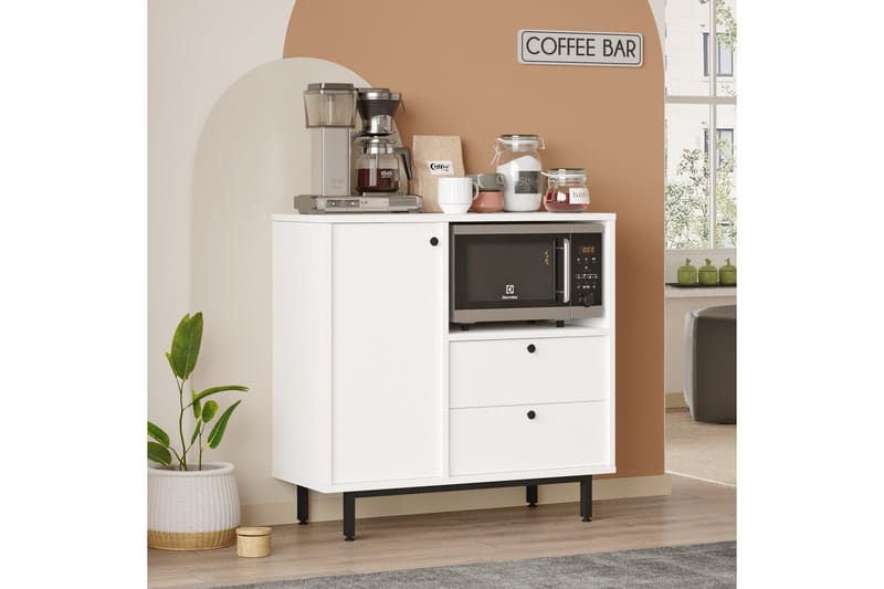 Donae Byrå 88 cm - Vit - Förvaring - Förvaringsmöbler - Byrå