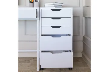 Durusu Byrå 40 cm - Vit - Förvaring - Förvaringsmöbler - Byrå