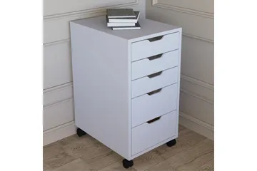 Durusu Byrå 40 cm - Vit - Förvaring - Förvaringsmöbler - Byrå