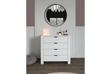 Durusu Byrå 90 cm - Vit - Förvaring - Förvaringsmöbler - Byrå