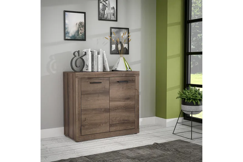 Elhovo Byrå 41x93 cm - Brun - Förvaring - Förvaringsmöbler - Byrå