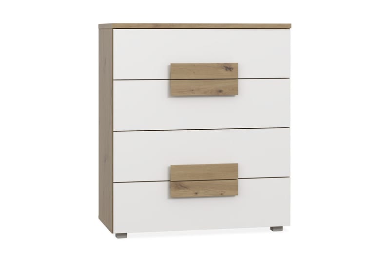 Eochar Byrå 80 cm, Brun/Vit