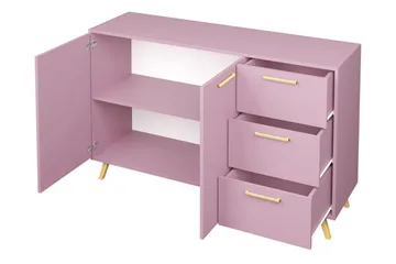 Escaldes Byrå 41x139 cm - Grön/Guld - Förvaring - Förvaringsmöbler - Byrå