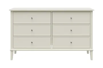 Evgeni Byrå 6 lådor - Vit - Förvaring - Förvaringsmöbler - Byrå