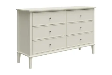 Evgeni Byrå 6 lådor - Vit - Förvaring - Förvaringsmöbler - Byrå