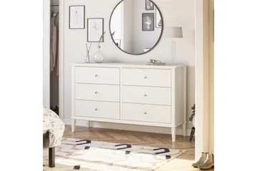 Evgeni Byrå 6 lådor - Vit - Förvaring - Förvaringsmöbler - Byrå