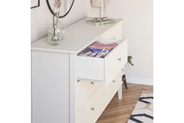 Evgeni Byrå 6 lådor - Vit - Förvaring - Förvaringsmöbler - Byrå