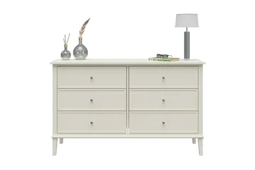 Evgeni Byrå 6 lådor - Vit - Förvaring - Förvaringsmöbler - Byrå