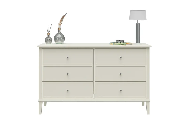 Evgeni Byrå 6 lådor - Vit - Förvaring - Förvaringsmöbler - Byrå