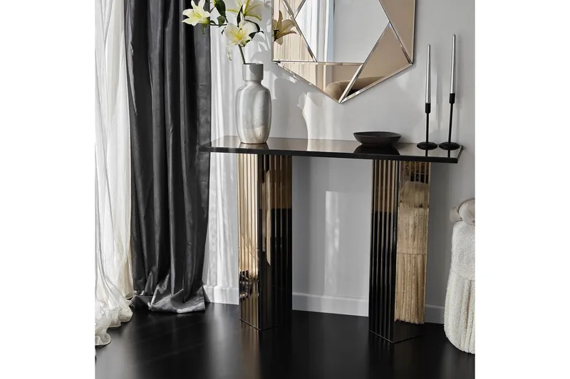 Ezlyn Byrå 105 cm - Brons - Möbler - Bord & matgrupp - Avlastningsbord & sidobord - Konsolbord & hallbord