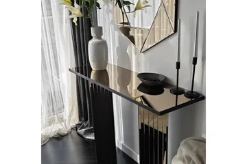 Ezlyn Byrå 105 cm - Brons - Möbler - Bord & matgrupp - Avlastningsbord & sidobord - Konsolbord & hallbord