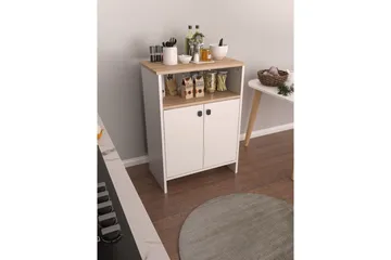 Flerfunktionsskåp Cladells Sonomo / Vit - Vit - Förvaring - Förvaringsmöbler - Byrå