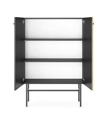 Francisca Byrå 93 cm - Svart/Ek - Förvaring - Förvaringsmöbler - Byrå