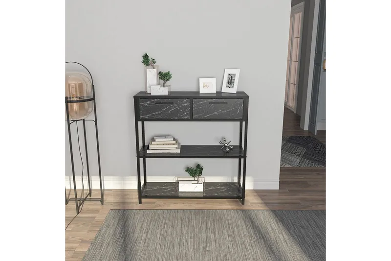 Fynlor Byrå 90 cm - Svart/Vit - Förvaring - Förvaringsmöbler - Byr å