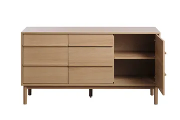 Gurly Byrå 140,2 cm - Beige - Förvaring - Förvaringsmöbler - Byrå