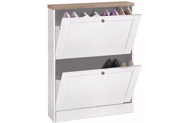 Hörnbyrå Loft24 Naveen Skolåda 70x90 cm Vit - Förvaring - Förvaringsmöbler - Byrå