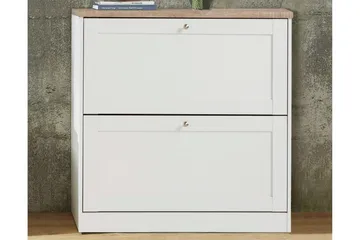 Hörnbyrå Loft24 Naveen Skolåda 70x90 cm Vit - Förvaring - Förvaringsmöbler - Byrå