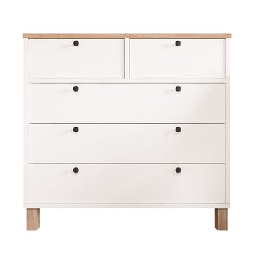 Avero Byrå 90x85,2x40 cm - Vitt och ek - Förvaring - Förvaringsmöbler - Byrå - Hallbyrå