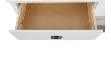 Byrå Ashmore 80x35 cm - Vit/Ljusgrå/Mörkgrå - Förvaring - Förvaringsmöbler - Byrå - Hallbyrå