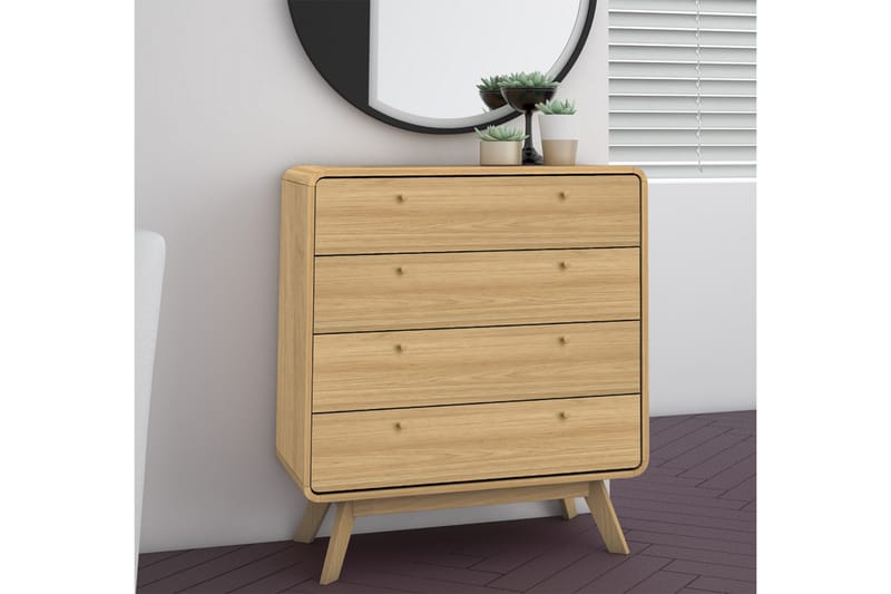 Byrå Caitlyn 80x39 cm - Natur - Förvaring - Förvaringsmöbler - Byrå - Hallbyrå