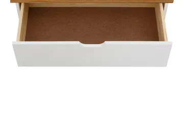 Crotone Byrå 76x39 cm 3 Lådor - Vit - Förvaring - Förvaringsmöbler - Byrå - Hallbyrå