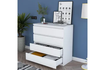 Lukkad Byrå - Vit - Förvaring - Förvaringsmöbler - Byrå - Hallbyrå