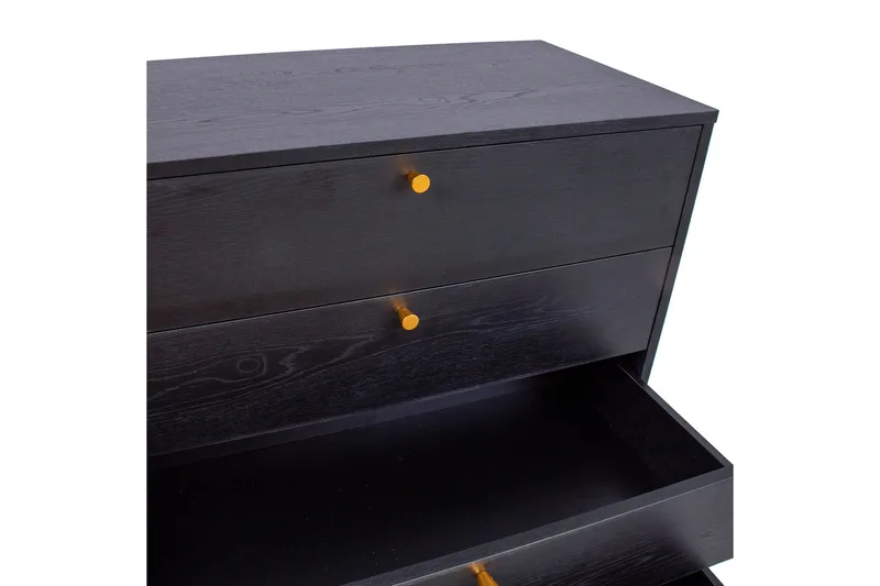 Luxembourg Byrå Svart/Koppar - Förvaring - Förvaringsmöbler - Byrå - Hallbyrå