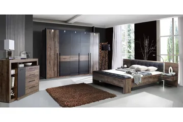 Hither Byrå 161 cm - Brun/Svart - Förvaring - Förvaringsmöbler - Byrå