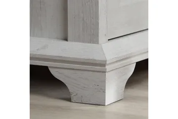 Hurlston Byrå 123 cm - Vit - Förvaring - Förvaringsmöbler - Byrå