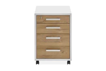 Calvia Hurts 48 cm - Vit/Ek - Förvaring - Förvaringsmöbler - Byrå - Hurts