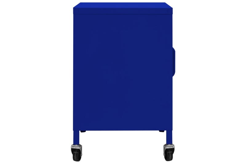 Förvaringsskåp marinblå 60x35x49 cm stål - Blå - Hurts