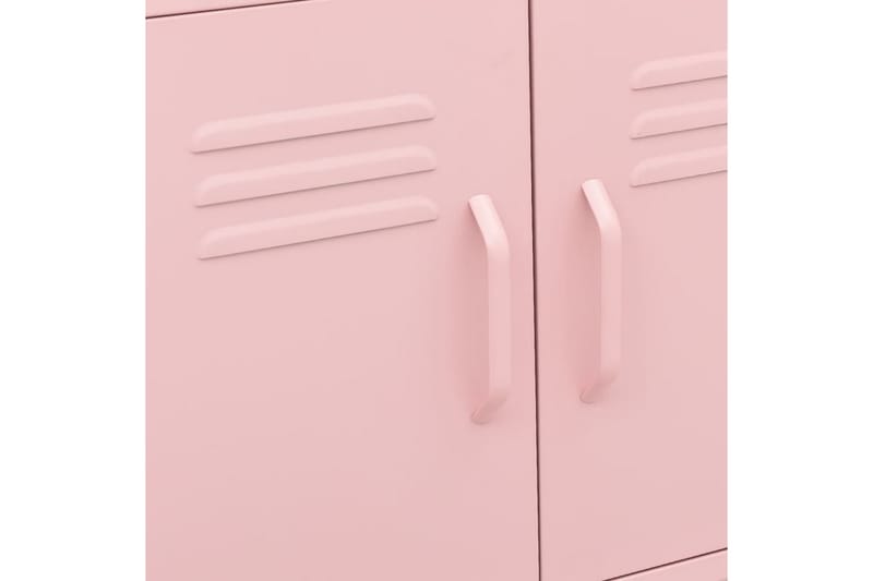 Förvaringsskåp rosa 60x35x49 cm stål - Rosa - Hurts