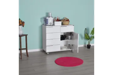 Hurts 81x85 cm - Vit - Förvaring - Förvaringsmöbler - Byrå - Hurts