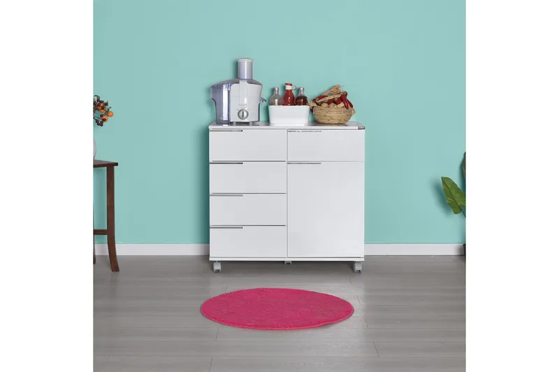 Hurts 81x85 cm - Vit - Förvaring - Förvaringsmöbler - Byrå - Hurts