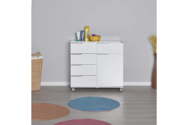 Hurts 81x85 cm - Vit - Förvaring - Förvaringsmöbler - Byrå - Hurts