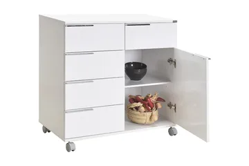 Hurts 81x85 cm - Vit - Förvaring - Förvaringsmöbler - Byrå - Hurts