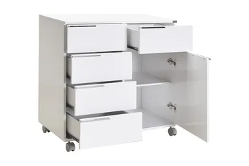 Hurts 81x85 cm - Vit - Förvaring - Förvaringsmöbler - Byrå - Hurts