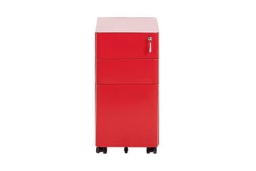 Kontorsskåp Bardano 30x50 cm - Metall/Röd - Förvaring - Förvaringsmöbler - Byrå - Hurts