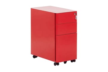 Kontorsskåp Bardano 30x50 cm - Metall/Röd - Förvaring - Förvaringsmöbler - Byrå - Hurts