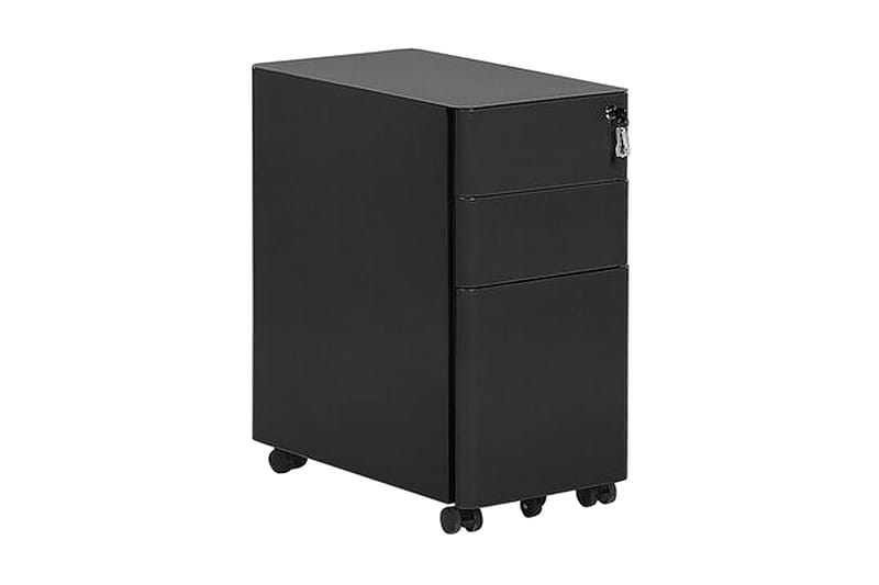 Kontorsskåp Bardano 30x50 cm - Metall/Svart - Förvaring - Förvaringsmöbler - Byrå - Hurts
