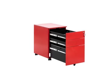 Kontorsskåp Himmelspach 39x52 cm - Metall/Röd - Förvaring - Förvaringsmöbler - Byrå - Hurts