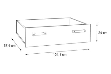 Lazarius låda med hjul 67x84 cm - Brun - Förvaring - Förvaringsmöbler - Byrå - Hurts