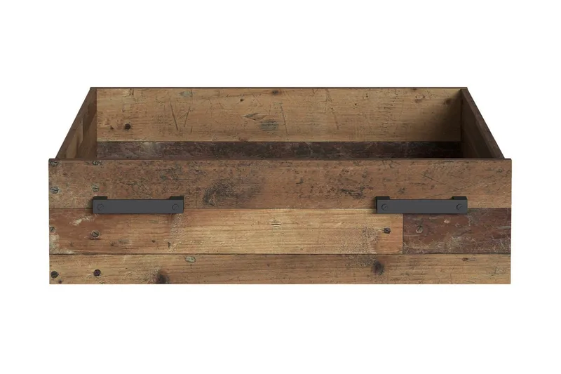 Lazarius låda med hjul 67x84 cm, Brun