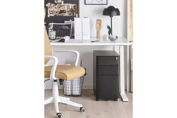 Lubriano Kontorshurts 30x50 cm - Metall/Svart - Förvaring - Förvaringsmöbler - Byrå - Hurts