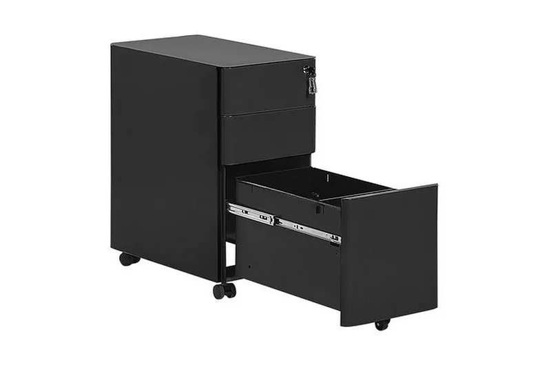 Lubriano Kontorshurts 30x50 cm - Metall/Svart - Förvaring - Förvaringsmöbler - Byrå - Hurts